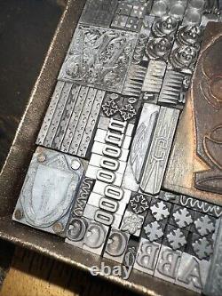 Print Blocks Ornamental Borders Dingbats Variety of Designs! #M8 Beautiful