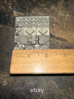 Print Blocks Ornamental Lead Borders Over 50 Total! Dingbats & Blocks