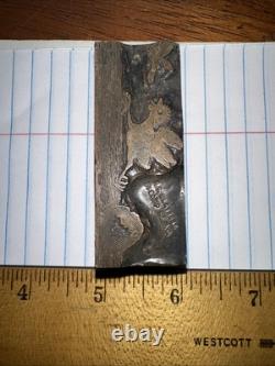 Printing Block (Bird Chasing Insect) Nice Image! Copper Face