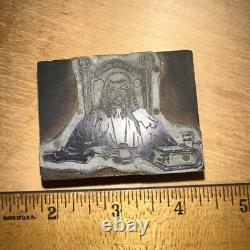 Printing Block (Judge Sitting In His Chamber) Nice Image