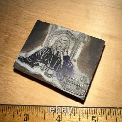 Printing Block (Judge Sitting In His Chamber) Nice Image