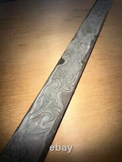 Printing Block (Long Border edge Flowers) 11 Inch Type Cut