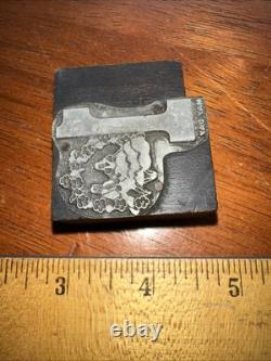Printing Block May Day Courting Couple