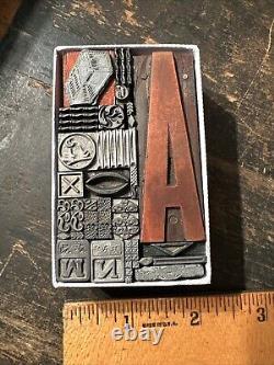 Printing Blocks Lead & Copper Ornamentals Borders Dingbats. Beautiful Variety #2