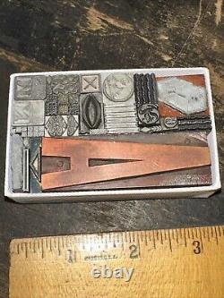 Printing Blocks Lead & Copper Ornamentals Borders Dingbats. Beautiful Variety #2