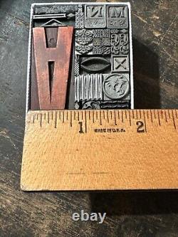 Printing Blocks Lead & Copper Ornamentals Borders Dingbats. Beautiful Variety #2