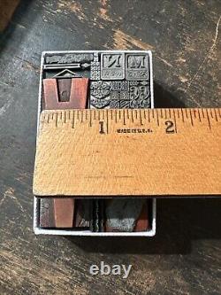Printing Blocks Lead & Copper Ornamentals Borders Dingbats. Beautiful Variety #2