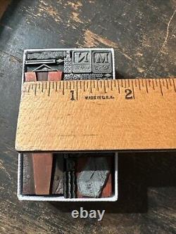 Printing Blocks Lead & Copper Ornamentals Borders Dingbats. Beautiful Variety #2