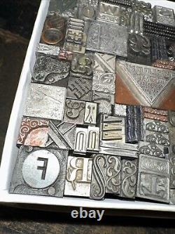 Printing Blocks Lead & Copper Ornamentals Borders Dingbats. Beautiful Variety! 3