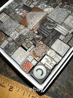 Printing Blocks Lead & Copper Ornamentals Borders Dingbats. Beautiful Variety! 3
