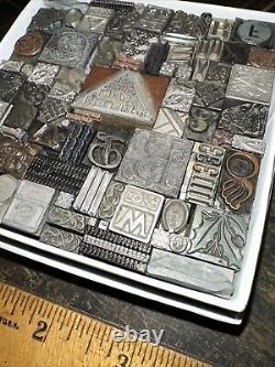 Printing Blocks Lead & Copper Ornamentals Borders Dingbats. Beautiful Variety! 3