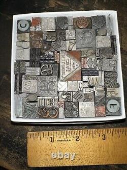 Printing Blocks Lead & Copper Ornamentals Borders Dingbats. Beautiful Variety! 3