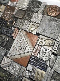 Printing Blocks Lead & Copper Ornamentals Borders Dingbats. Beautiful Variety! 3