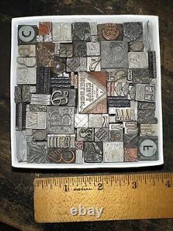 Printing Blocks Lead & Copper Ornamentals Borders Dingbats. Beautiful Variety! 3