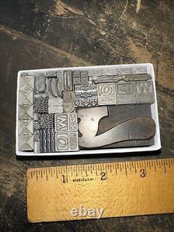 Printing Blocks Lead & Copper Ornamentals Borders Dingbats. Beautiful Variety #5