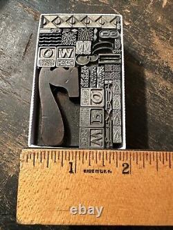 Printing Blocks Lead & Copper Ornamentals Borders Dingbats. Beautiful Variety #5