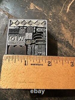 Printing Blocks Lead & Copper Ornamentals Borders Dingbats. Beautiful Variety #5