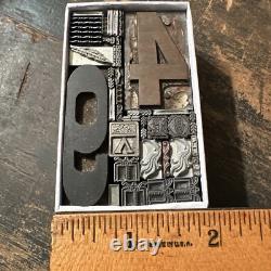 Printing Blocks Lead & Copper Ornamentals Borders Dingbats. Beautiful Variety #6