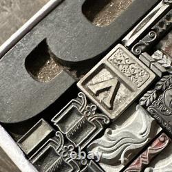 Printing Blocks Lead & Copper Ornamentals Borders Dingbats. Beautiful Variety #6