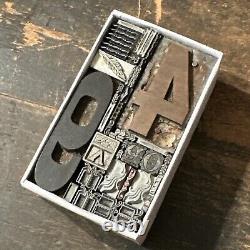 Printing Blocks Lead & Copper Ornamentals Borders Dingbats. Beautiful Variety #6