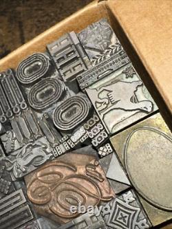 Printing Blocks Lead Ornamental Borders Dingbats Great Variety