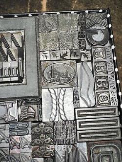 Printing Blocks Lead Ornamental Borders Dingbats Nice Variety Beautiful! C4