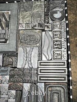 Printing Blocks Lead Ornamental Borders Dingbats Nice Variety Beautiful! C4