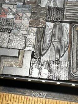 Printing Blocks Lead Ornamental Borders Dingbats Nice Variety Beautiful! C4
