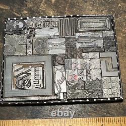 Printing Blocks Lead Ornamental Borders Dingbats Nice Variety Beautiful! C4