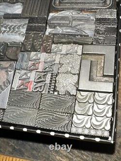 Printing Blocks Lead Ornamental Borders Dingbats Nice Variety Beautiful! C4