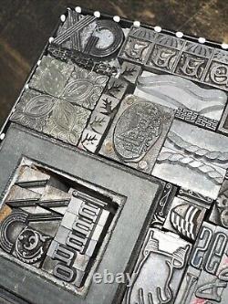 Printing Blocks Lead Ornamental Borders Dingbats Nice Variety Beautiful! C4