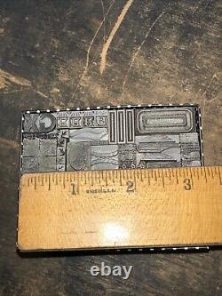 Printing Blocks Lead Ornamental Borders Dingbats Nice Variety Beautiful! C4