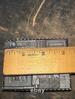 Printing Blocks Lead Ornamental Borders Dingbats Nice Variety Beautiful! C4