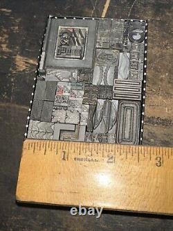 Printing Blocks Lead Ornamental Borders Dingbats Nice Variety Beautiful! C4