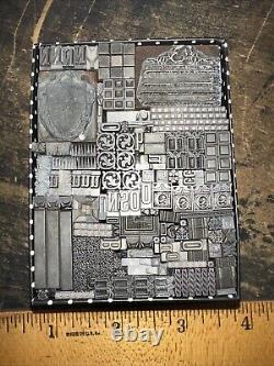 Printing Blocks Lead Ornamental Borders Dingbats Nice Variety Beautiful! C5