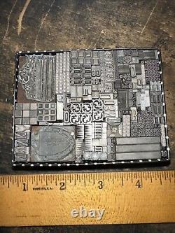Printing Blocks Lead Ornamental Borders Dingbats Nice Variety Beautiful! C5