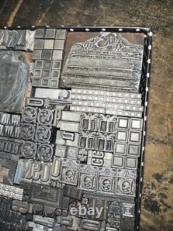 Printing Blocks Lead Ornamental Borders Dingbats Nice Variety Beautiful! C5