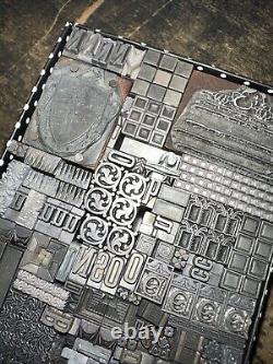 Printing Blocks Lead Ornamental Borders Dingbats Nice Variety Beautiful! C5