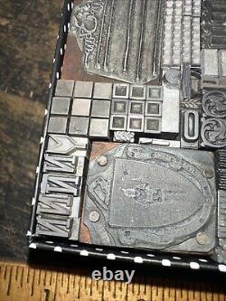 Printing Blocks Lead Ornamental Borders Dingbats Nice Variety Beautiful! C5