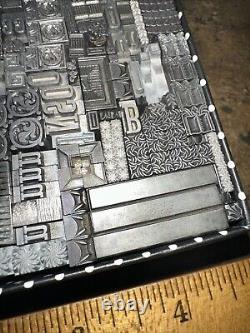 Printing Blocks Lead Ornamental Borders Dingbats Nice Variety Beautiful! C5