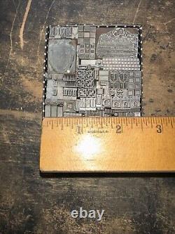 Printing Blocks Lead Ornamental Borders Dingbats Nice Variety Beautiful! C5