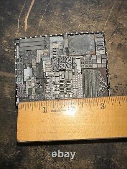 Printing Blocks Lead Ornamental Borders Dingbats Nice Variety Beautiful! C5