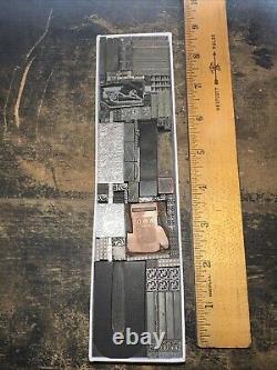 Printing Blocks Lead Ornamental Borders Dingbats Nice Variety Beautiful! C7