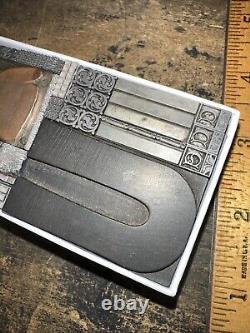 Printing Blocks Lead Ornamental Borders Dingbats Nice Variety Beautiful! C7