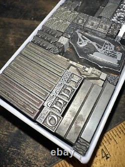 Printing Blocks Lead Ornamental Borders Dingbats Nice Variety Beautiful! C7
