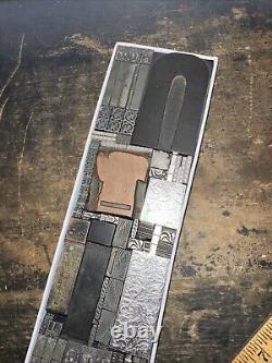 Printing Blocks Lead Ornamental Borders Dingbats Nice Variety Beautiful! C7