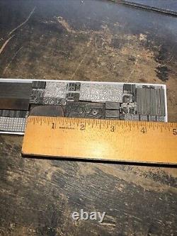 Printing Blocks Lead Ornamental Borders Dingbats Nice Variety Beautiful! C8