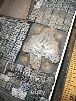 Printing Blocks Lead Ornamental Borders Dingbats Nice Variety, Beautiful! XB