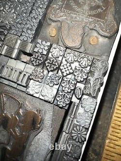 Printing Blocks Lead Ornamental Borders Dingbats Nice Variety, Beautiful! XB