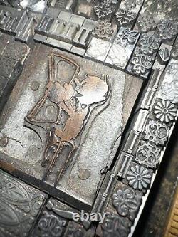 Printing Blocks Lead Ornamental Borders Dingbats Nice Variety, Beautiful! XB